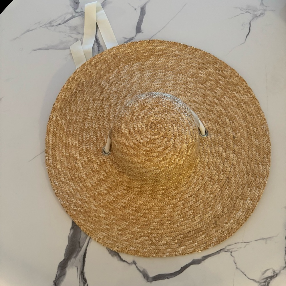 Poppy & Peonies Straw Sun Hat - Picture 8 of 8